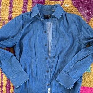 Rag & Bone Indigo Denim Top